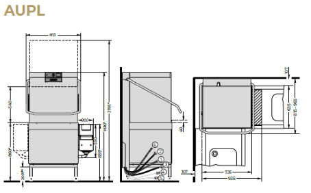 Technische Daten HOBART PREMAX AUPL © Quelle Hobart.de